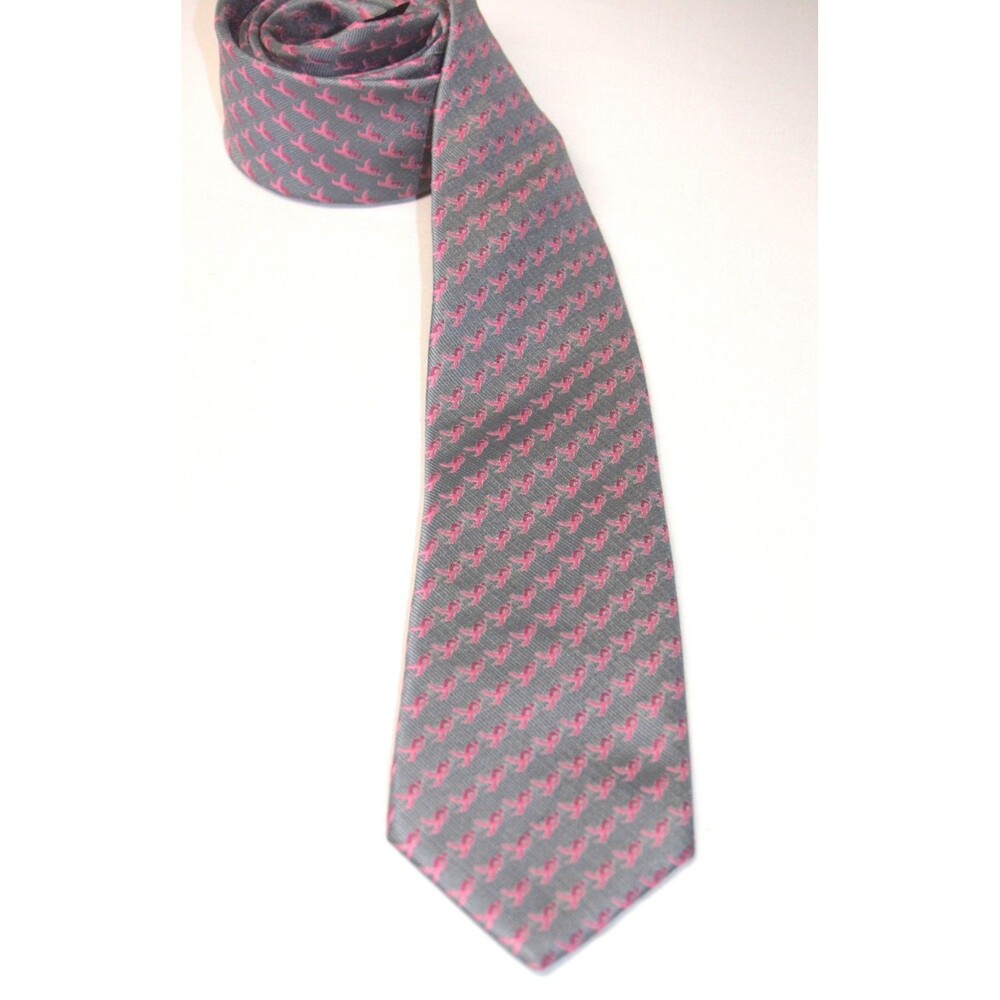 Knots For Hope Men's Necktie Tie Polyester Susan G. Komen Ribbon Modern 3" x 61"